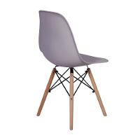 Kit Mesa de Jantar Eiffel Preta e 2 Cadeiras Charles Eames Cinza