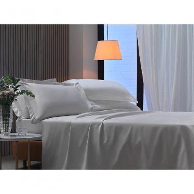 Jogo De Cama 300 Fios Algodão Percal Nobless Appel Prata - Casal