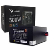 Fonte 500w Atx Duex Dx 500fse+, Bivolt Automático, 80 Plus Bronze, Pfc Ativo, Preto - 1