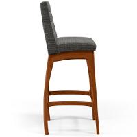 Kit 03 Banquetas Altas Para Cozinha B04 Cinza Escuro