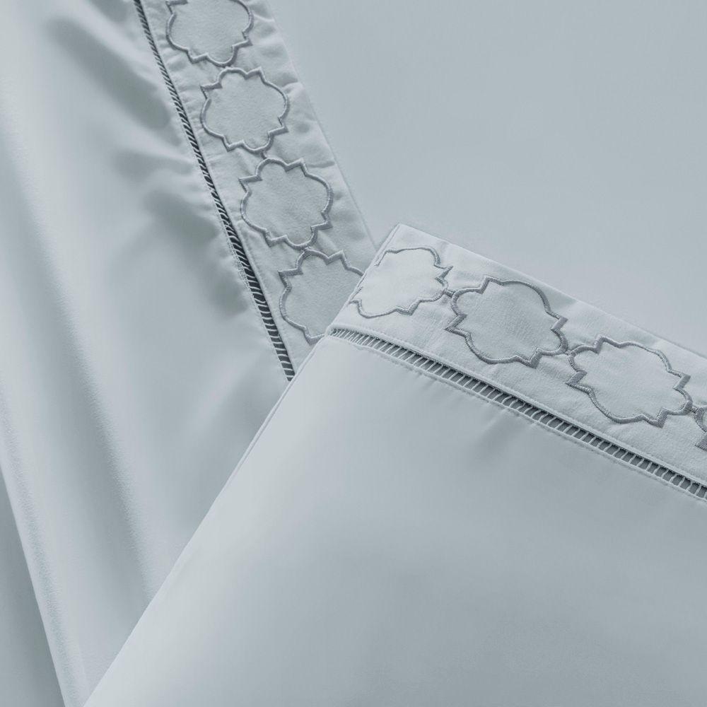 Jogo Cama Lençol Santoro King Micropercal 300 Fios 4 Peças - Cinza - 2