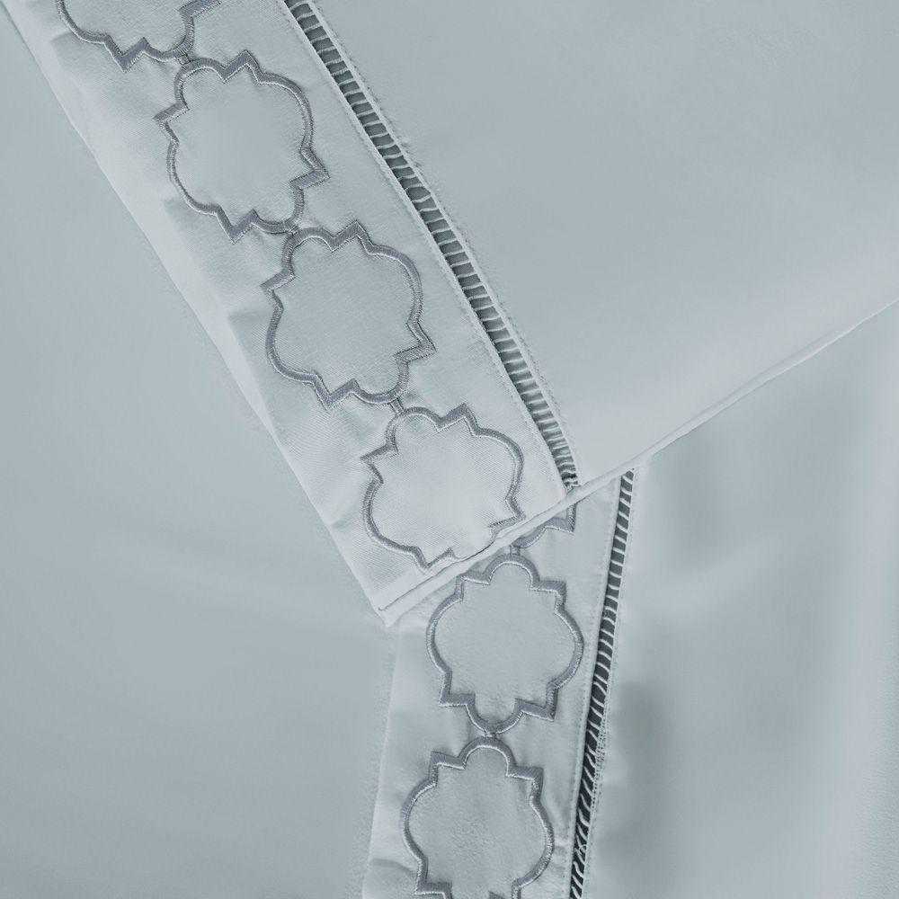 Jogo Cama Lençol Santoro King Micropercal 300 Fios 4 Peças - Cinza - 3