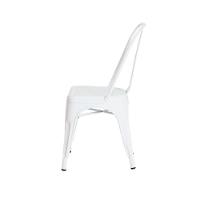 Kit 8 Cadeiras Tolix Iron Branca Aço Industrial Bar - 9