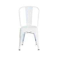 Kit 8 Cadeiras Tolix Iron Branca Aço Industrial Bar - 10