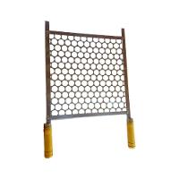 Grelha Galvanizada Tela Moeda Para Churrasqueira 40x40cm - 1