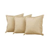 Kit 3 Almofadas Decorativas Bali Linho Dourado - Dourado - 1