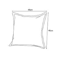 Kit 2 Almofadas Decorativas Bali Linho Estampado - Bege - 2