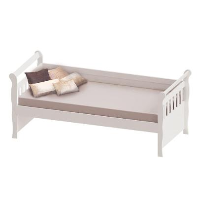Cama Infantil Babá Júlia Branco Brilho Carolina Baby