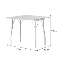Conjunto Sala De Jantar Palermo Com Mesa E 2 Cadeiras 2999 Carraro - 9
