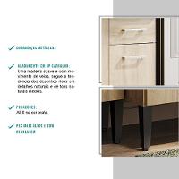 Armário Cozinha Compacta Arizona Smart Carvalho Carraro - 11