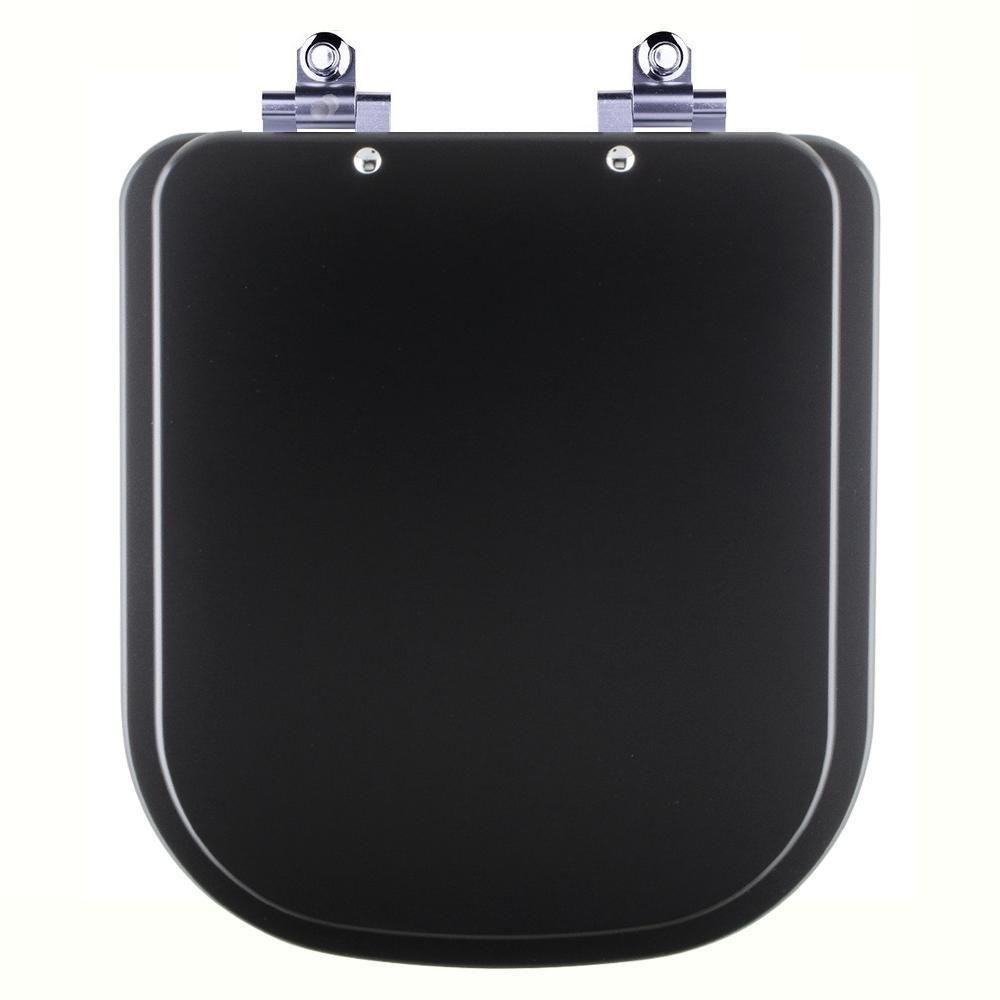 Assento Sanitário Soft Close Axis ébano Fosco (preto Fosco) Para Vaso Deca - 1