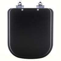 Assento Sanitário Soft Close Axis ébano Fosco (preto Fosco) Para Vaso Deca - 1