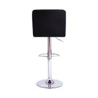 Kit 3 Banquetas Giratórias Gomos Preta Preto - 2