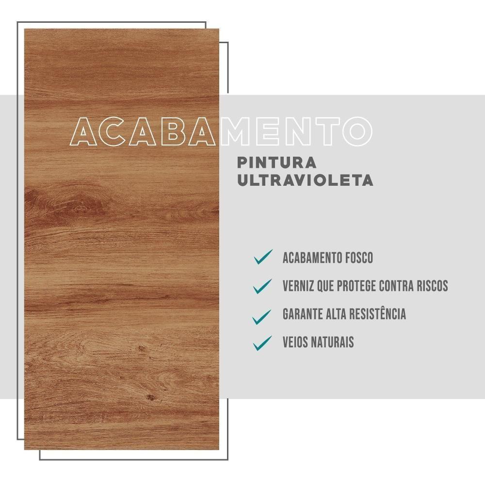 Conjunto Sala De Jantar Guatemala 4 Cadeiras Carraro Grafite/preto/nogal - 5