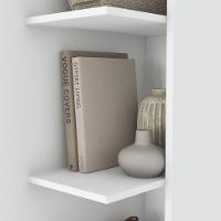 Sapateira Espelho 01 Porta 06 Prateleiras íris Henn Branco - 2