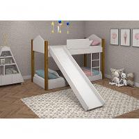 Beliche Infantil Luiza Branco Mel Com Pés - 1