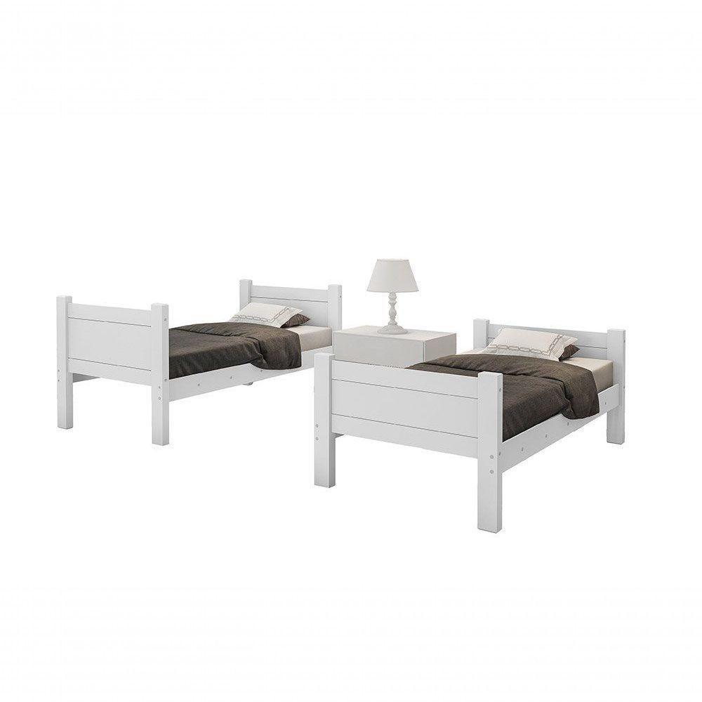 Beliche Maria Clara Branco Com Colchões Framar Móveis - 4