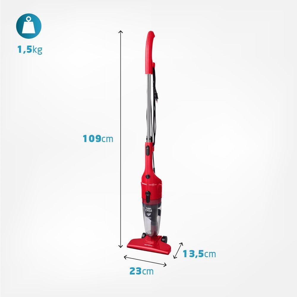 Aspirador De Pó Mondial Turbo Cycle Vermelho Preto 127V AP-36 - 7