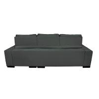 Sofá Retrátil E Reclinável Cama Inbox Diamond 2,72m Tecido Suede Velusoft Cinza - 5