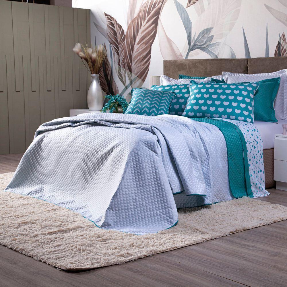 Kit Cobre Leito Dupla Face C/ Almofada Casal 06 Peças - 1