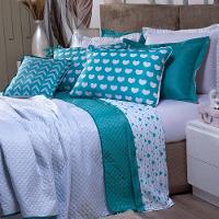 Kit Cobre Leito Dupla Face C/ Almofada Casal 06 Peças - 7