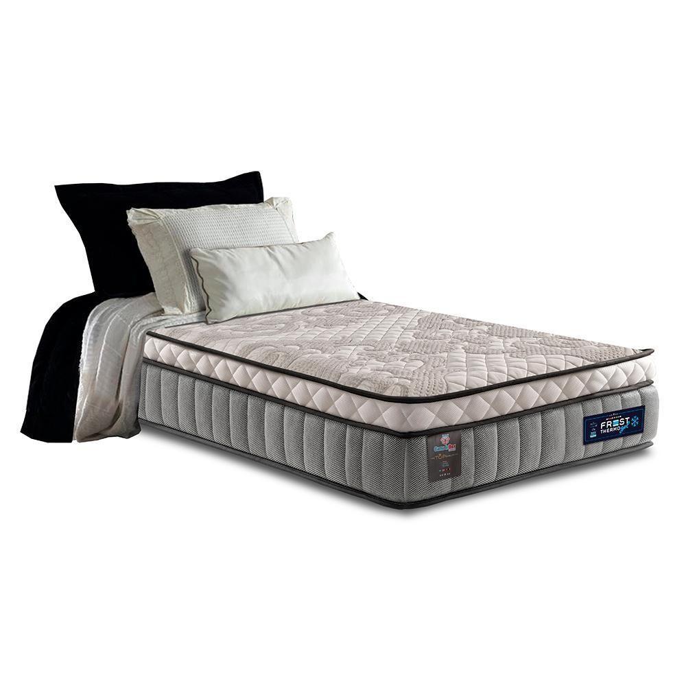 Colchão Solteiro Molas Ensacadas Euro Pillow 88x188x31 Cama Inbox Frost Thermogel - 1