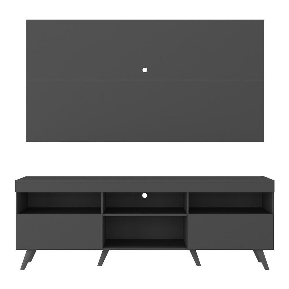 Rack com Painel TV até 65" e Pés Retrô Flórida Multimóveis - 6