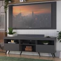 Rack com Painel TV até 65" e Pés Retrô Flórida Multimóveis - 5
