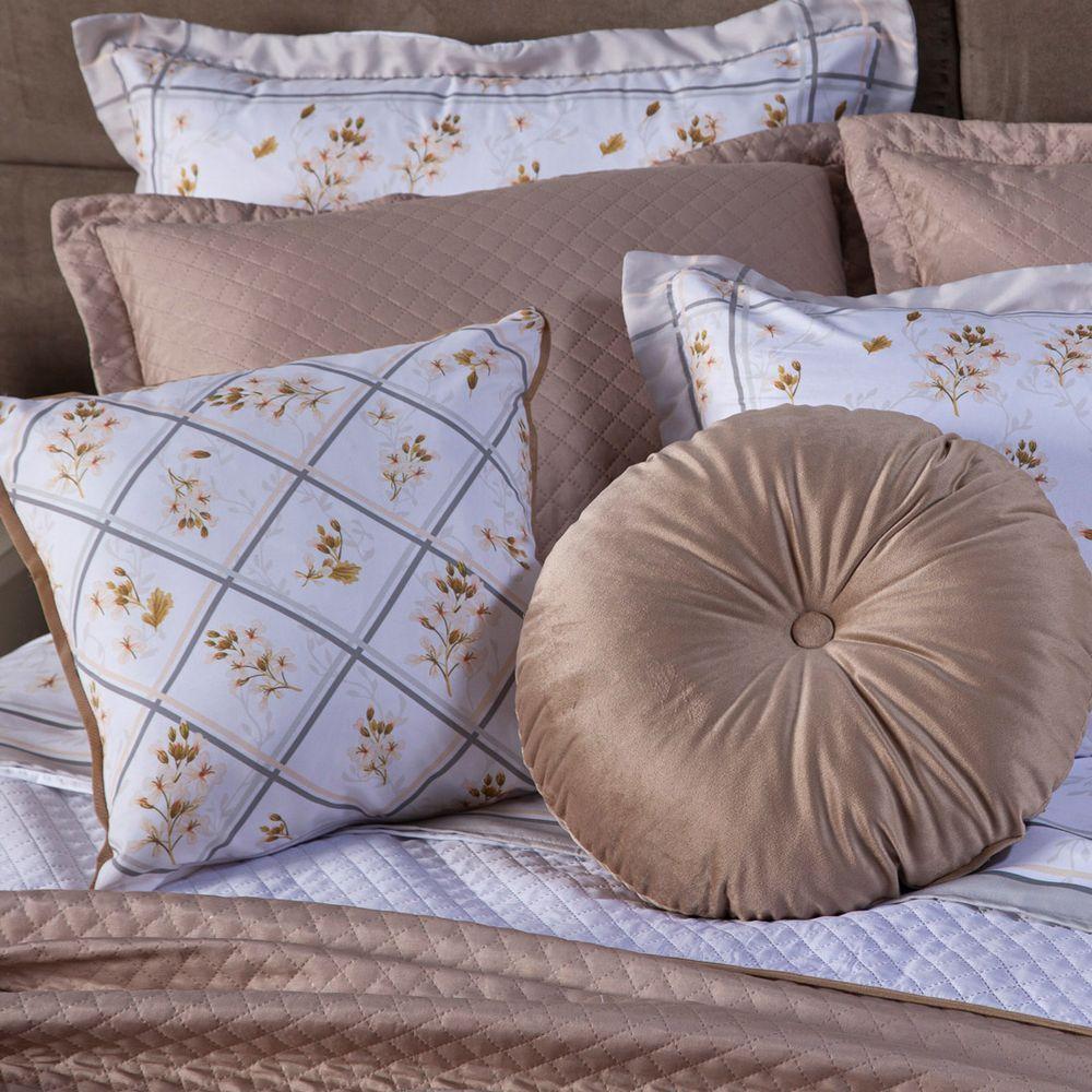 Kit Cobre Leito Maya Dupla Face C/ Almofadas Queen 07 Peças - 3