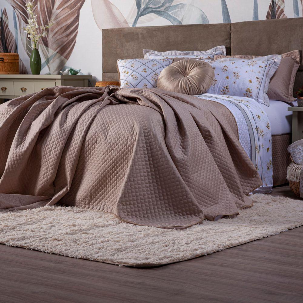 Kit Cobre Leito Maya Dupla Face C/ Almofadas Queen 07 Peças - 4