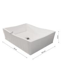 Kit Cuba De Apoio Com Torneira Inox E Valvula Branco Branco - 3