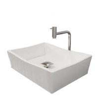 Kit Cuba De Apoio Com Torneira Inox E Valvula Branco Branco - 4