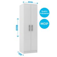Sapateira Multiuso Ibiza 2 Portas Branco Doripel Móveis - 2