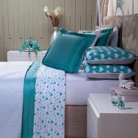 Kit Cobre Leito Dupla Face C/ Lençol Casal 07 Peças - 7