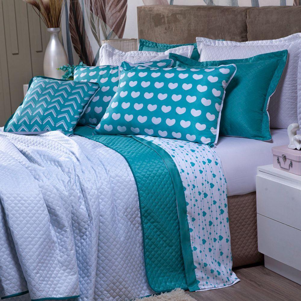 Kit Cobre Leito Vênus Dupla Face C/ Almofada Queen 06 Peças - 5