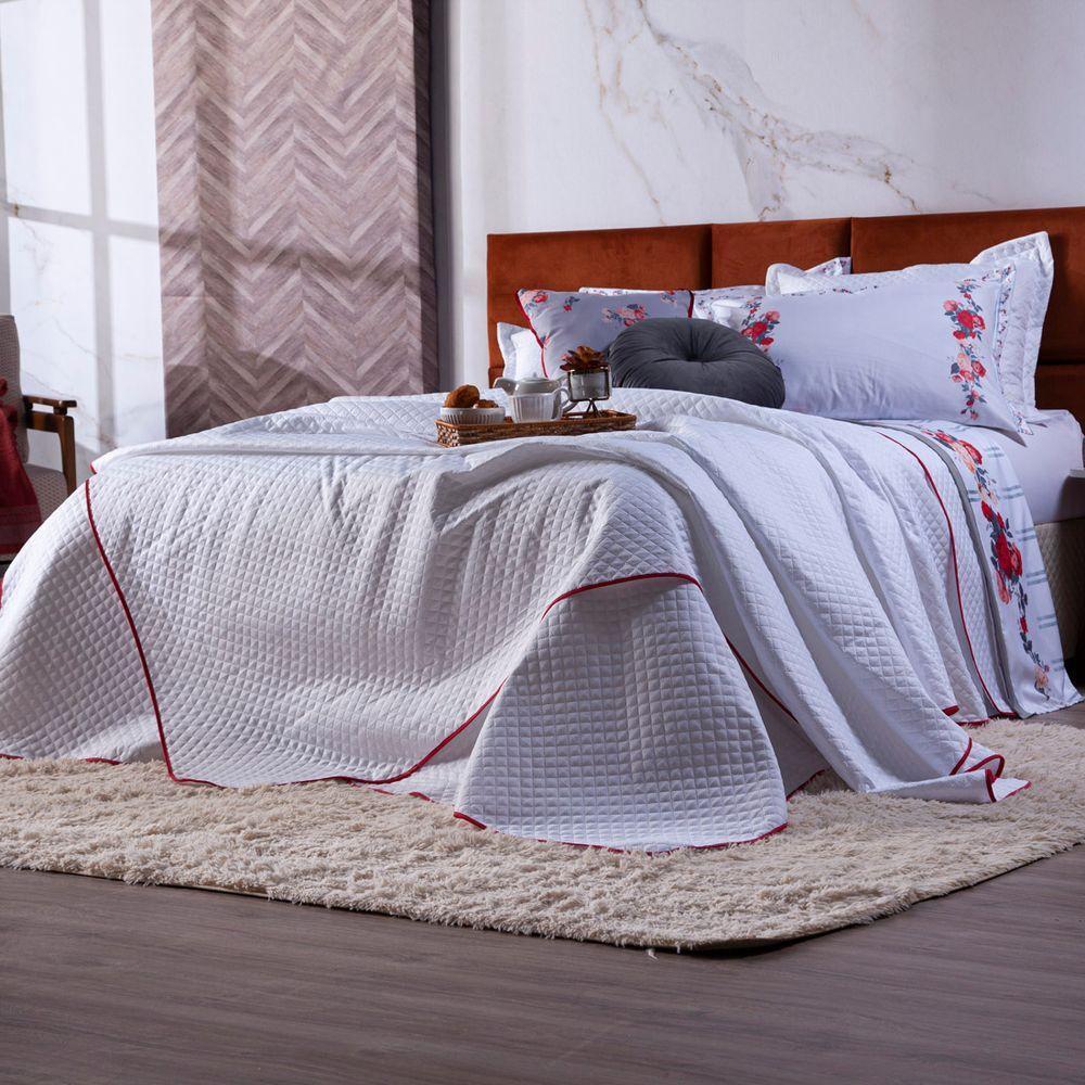 Kit Cobre Leito Liz Dupla Face C/ Almofadas Queen 07 Peças - 6