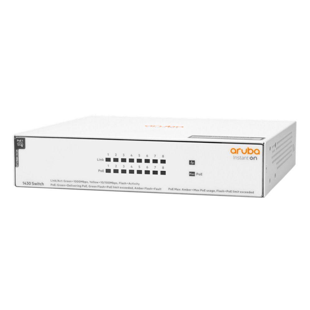 Switch Hpe Aruba Instant On 1430 8g Class4 Poe 64w - R8r46a - 1