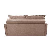 Sofá Sem Caixa Retrátil E Reclinável 1,65m Cama Inbox Flat Linho Bege Escuro - 3