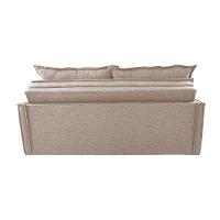 Sofá Sem Caixa Retrátil E Reclinável 1,85m Cama Inbox Flat Linho Bege Claro - 3