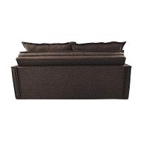 Sofá Sem Caixa Retrátil E Reclinável 1,85m Cama Inbox Flat Linho Marrom - 3