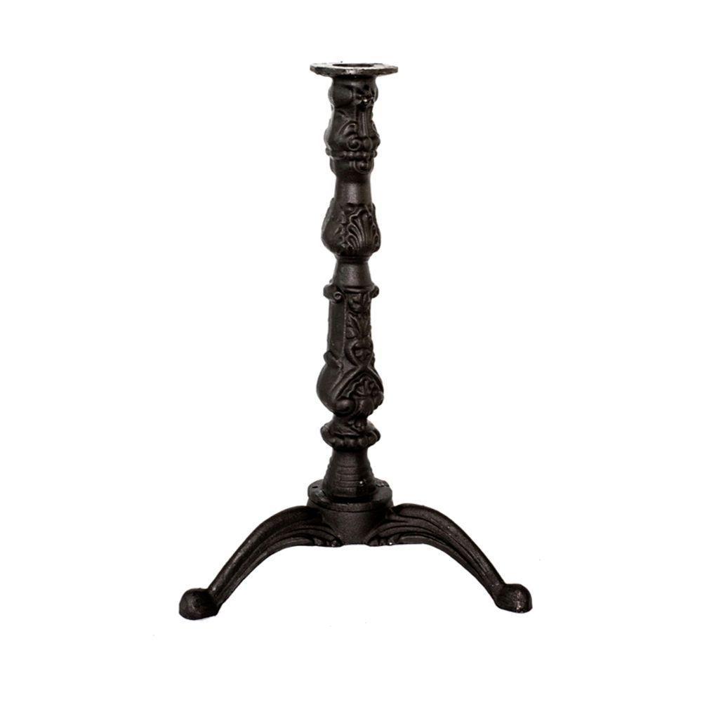 Pé De Mesa E Base Veroninha Jardim Ferro Fundido 74X51Cm - 1