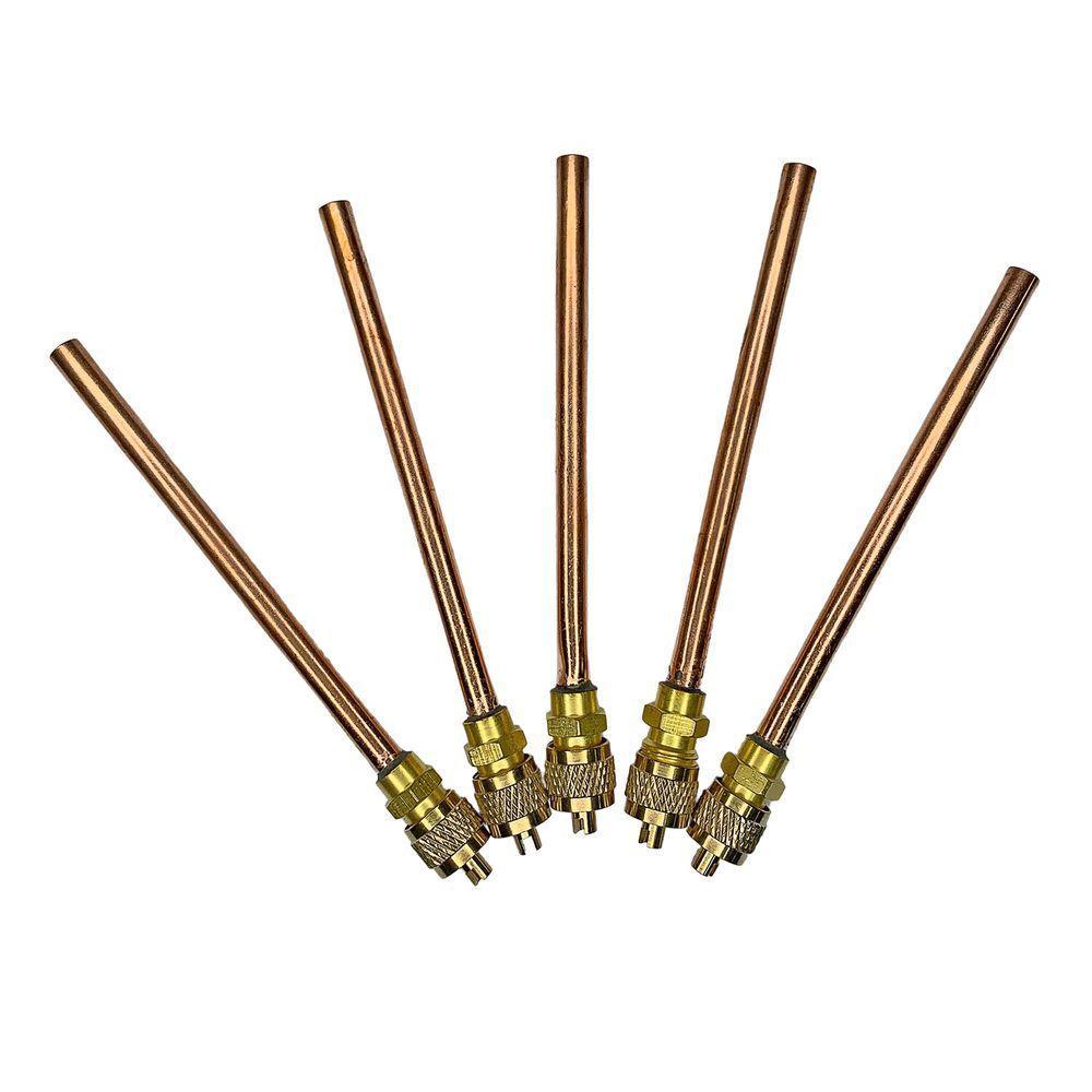 Válvula Schrader 10cm - 1/4" - 2