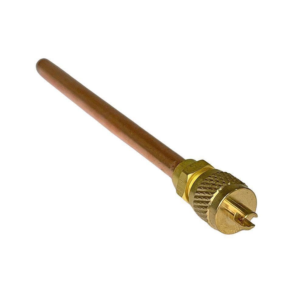 Válvula Schrader 10cm - 1/4" - 3