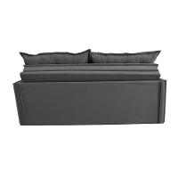 Sofá Sem Caixa Retrátil E Reclinável 1,85m Cama Inbox Studio Suede Velusoft Cinza - 3