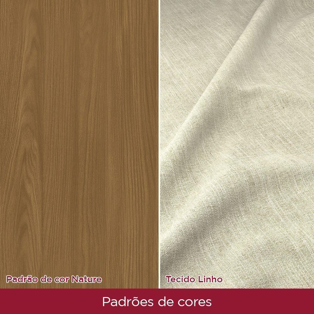 Conjunto Sala De Jantar Tampo Mdf Com Vidro 120cm 4 Cadeiras - 4