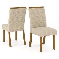 Conjunto Sala De Jantar Tampo Mdf Com Vidro 120cm 4 Cadeiras - 7