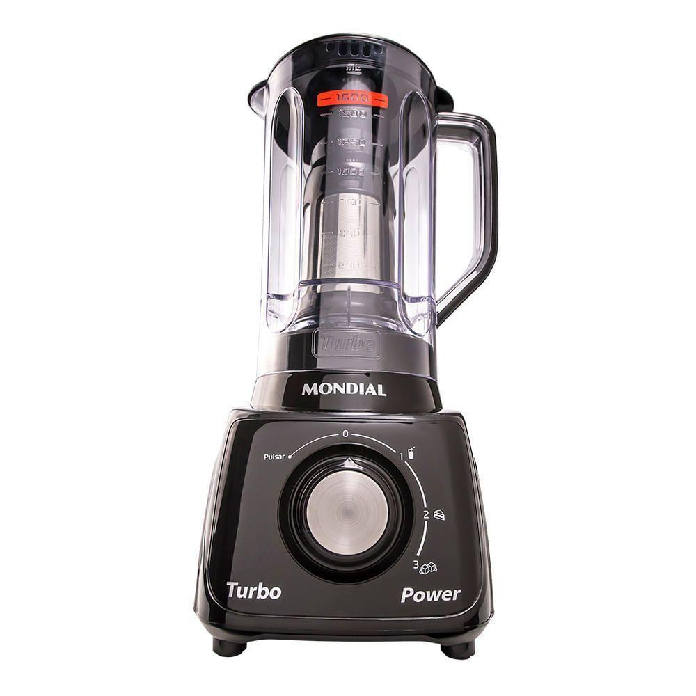Liquidificador Mondial Turbo Power L-99-fb Preto 220V - 7
