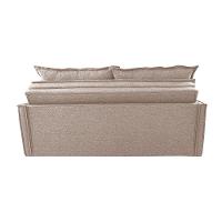 Sofá Sem Caixa Retrátil E Reclinável 1,65m Cama Inbox Flat Linho Bege Claro - 3