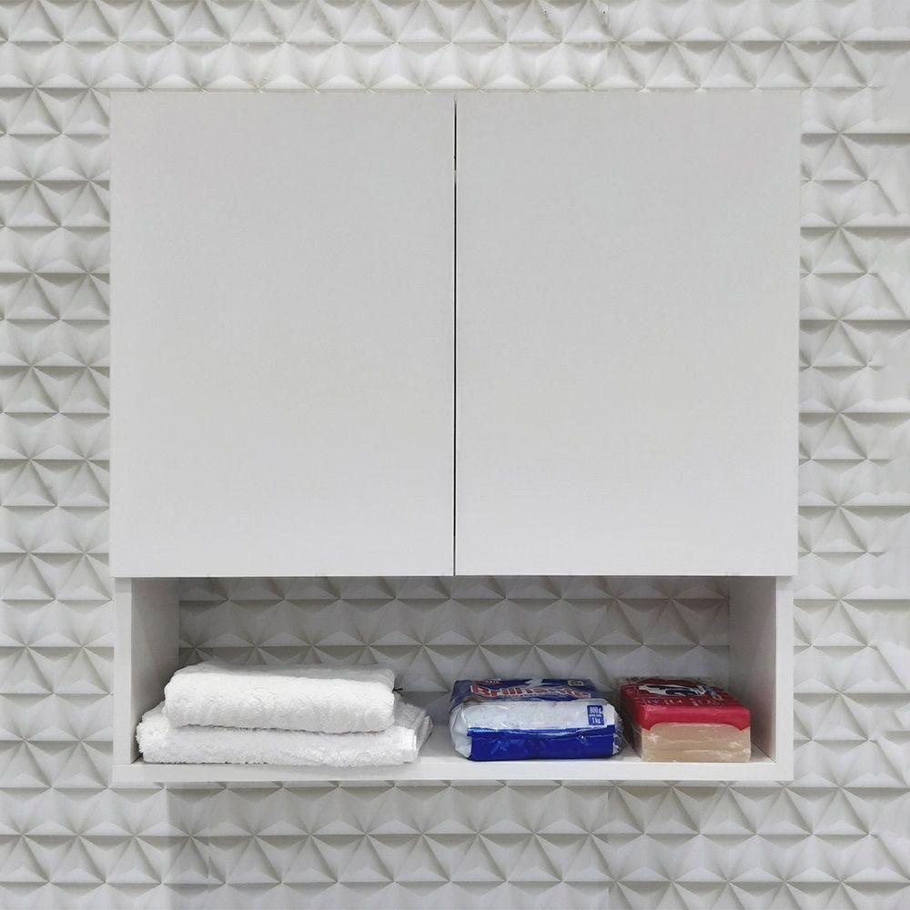 Módulo Suspenso 2 Portas Armário Aéreo Para Lavanderia - 1