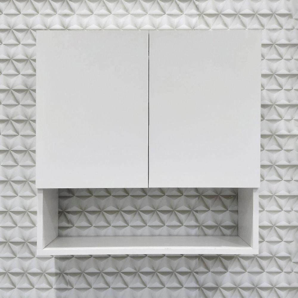 Módulo Suspenso 2 Portas Armário Aéreo Para Lavanderia - 2